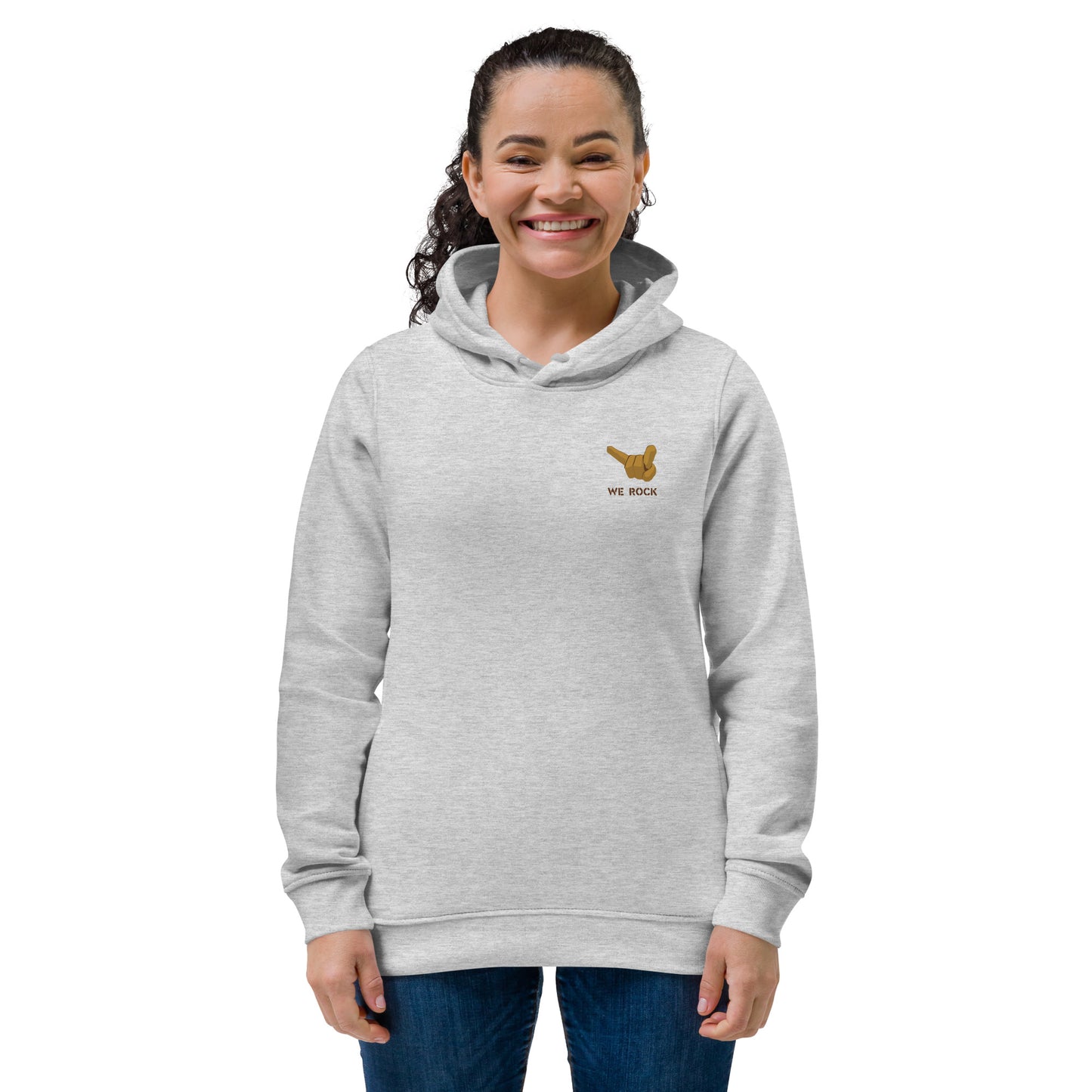 Women's eco fitted hoodie
