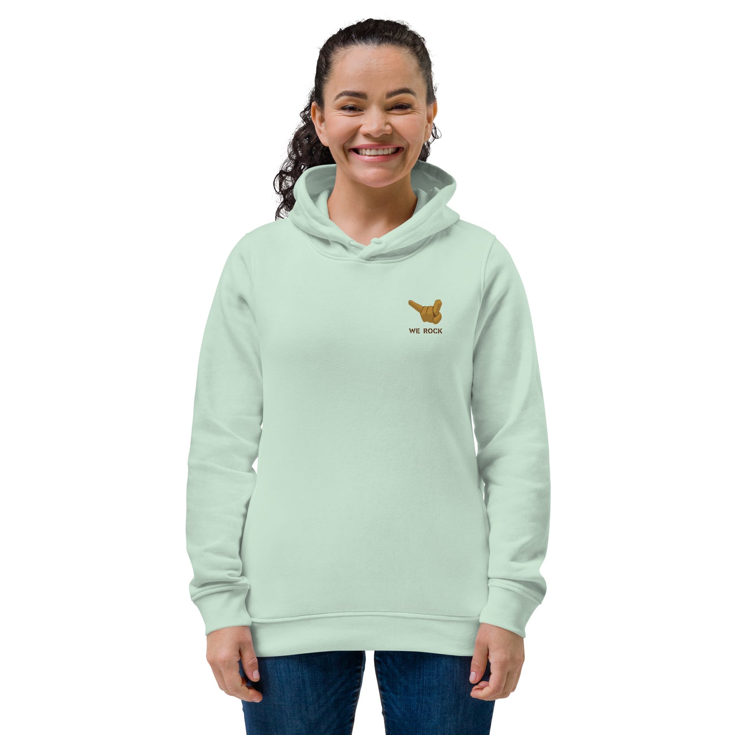 Women's eco fitted hoodie