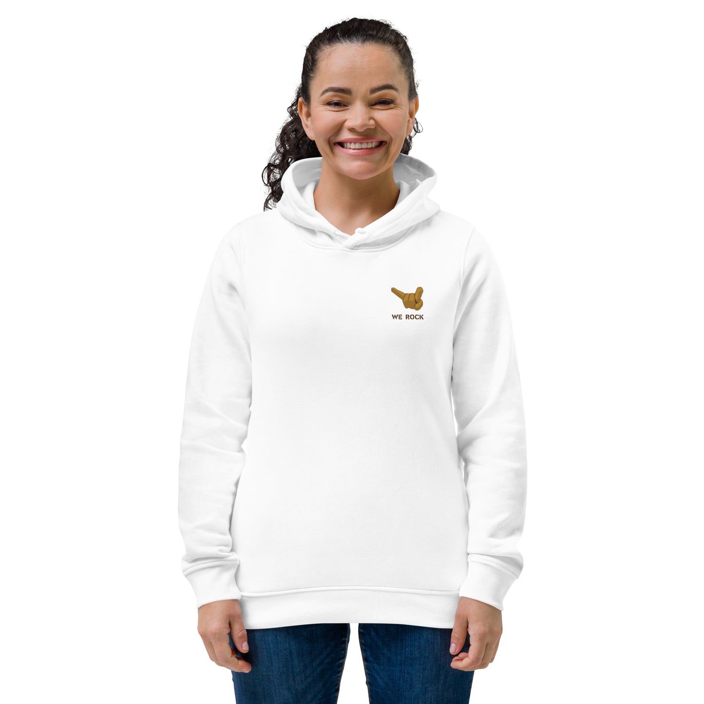 Women's eco fitted hoodie