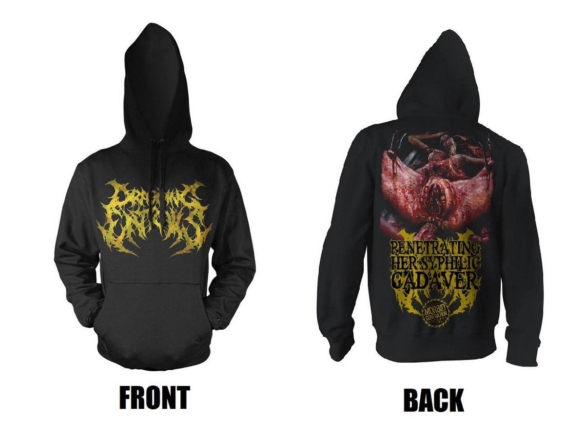 Dragging Entrails - Penetrating Her Syphilic Cadaver Hoodie