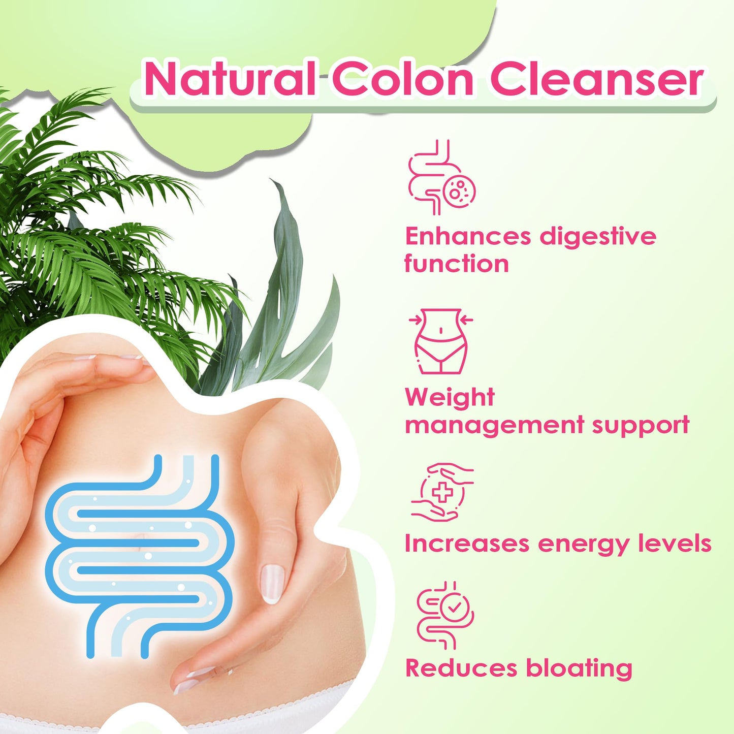 1 Day Happy Colon Cleanser - Gentle Herbal Digestive Support, 8 fl oz (1 Pc)