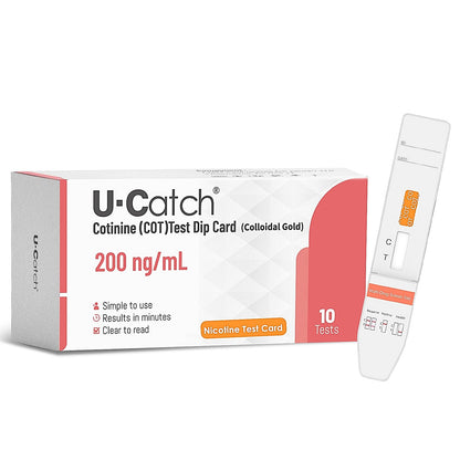 10 Pack Nicotine Testing Kit: Cotinine Urine Test at Home – Instant, Accurate & Easy to Use