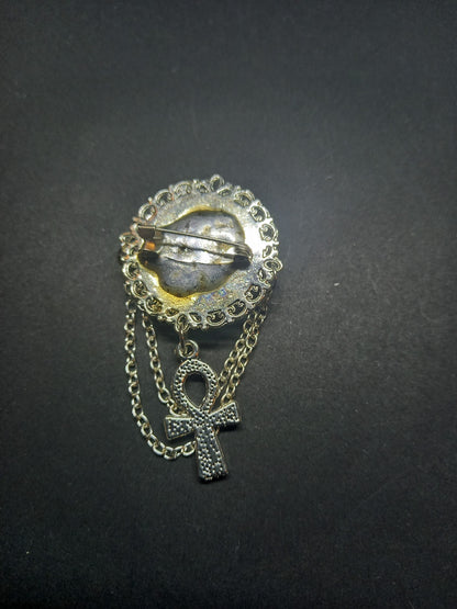 Goth Gothic Withy Killstar neil gaiman's sandman "Death" inspired Deluxe broach