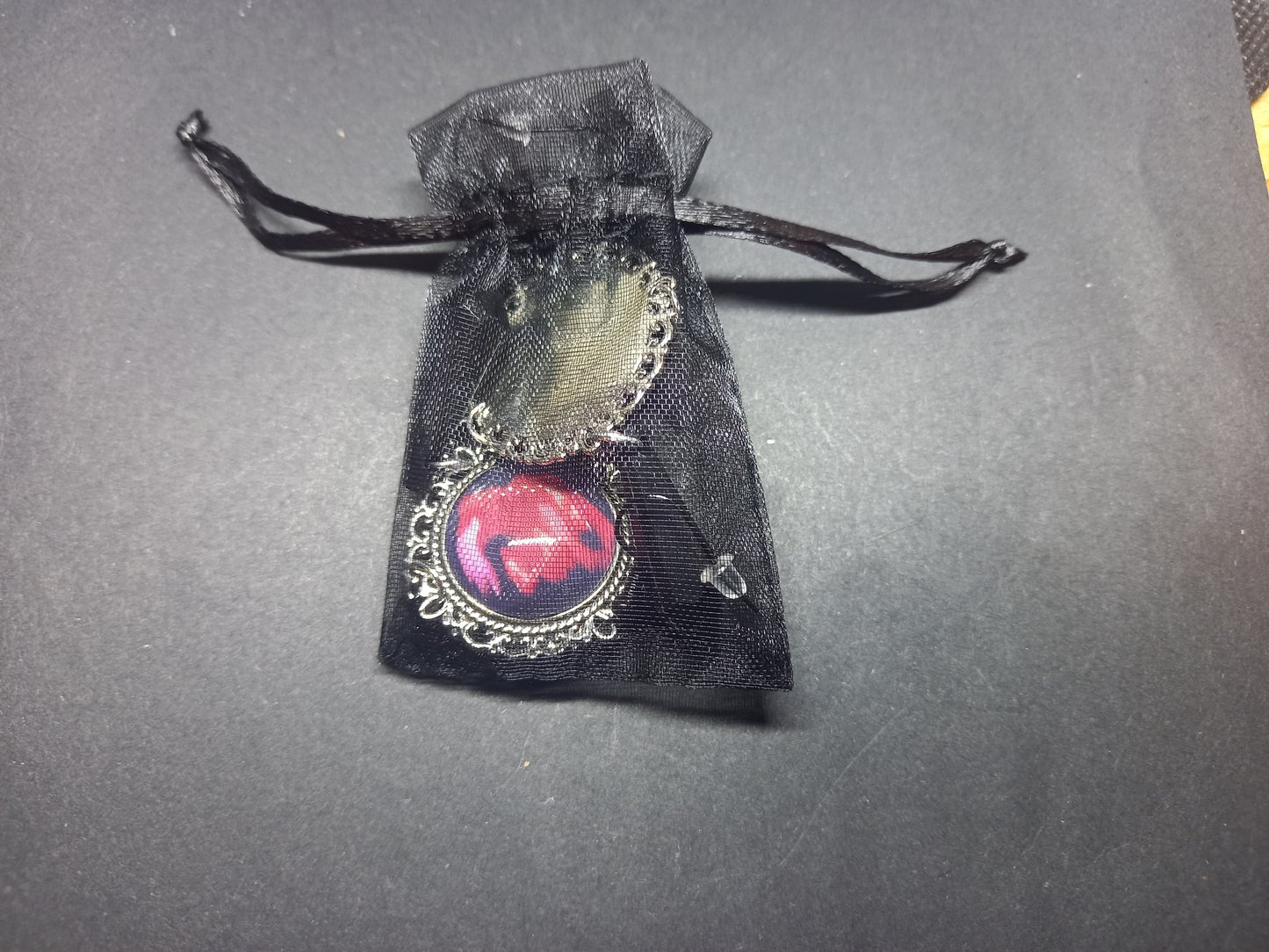 The Cure fan art "Pornography" inspired Deluxe Earrings