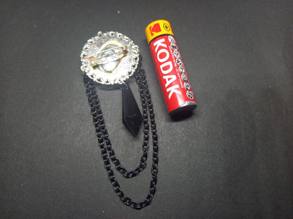 The Cure fan art "Pornography" inspired Deluxe ornate brooch/pin