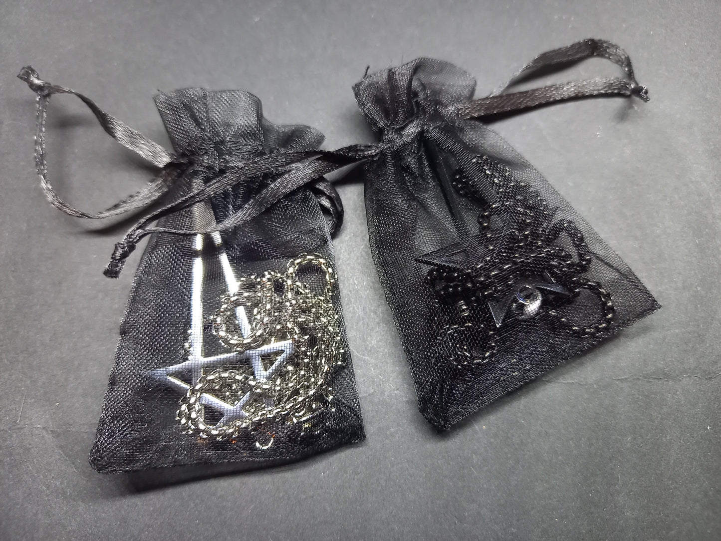 Goth Gothic Witchy killstar witch witchcraft Occult Satanic satanic temple "Stainless steel stylized inverted pentagram Necklace"