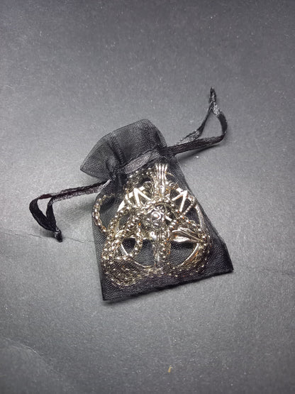 Goth Gothic Witchy killstar witch witchcraft Occult Satanic satanic temple "Sigil of Baphomet/goat of mendes necklace"V1