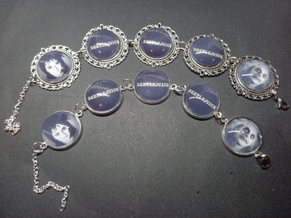 Bracelets , Tim Burton  fan art "Beetlejuice" inspired : Goth Gothic Witchy