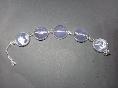 Bracelets , Tim Burton  fan art "Beetlejuice" inspired : Goth Gothic Witchy