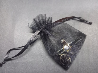 Goth gothic witch witchy Satanic occult  satanic temple "Inverted crucifix pin badge"