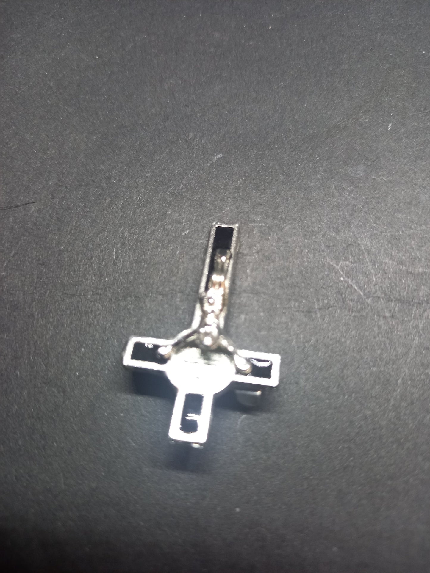 Goth gothic witch witchy Satanic occult  satanic temple "Inverted crucifix pin badge" plain