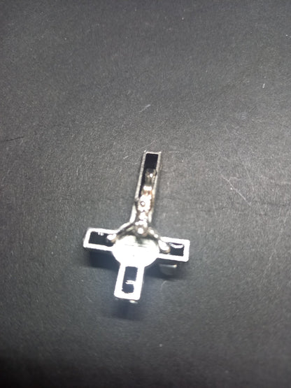 Goth gothic witch witchy Satanic occult  satanic temple "Inverted crucifix pin badge" plain