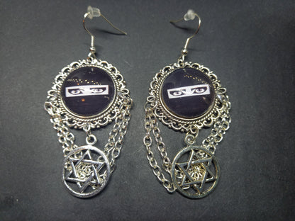 Goth Gothic Punk Alternative New Wave 1980's Siouxsie And The Banshees Siouxsie Sioux "Inspired" Deluxe Earrings