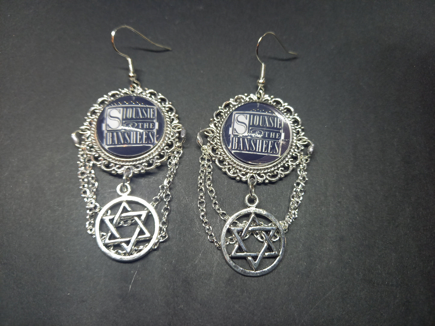 Goth Gothic Punk Alternative New Wave 1980's Siouxsie And The Banshees Siouxsie Sioux "Inspired" Deluxe Earrings