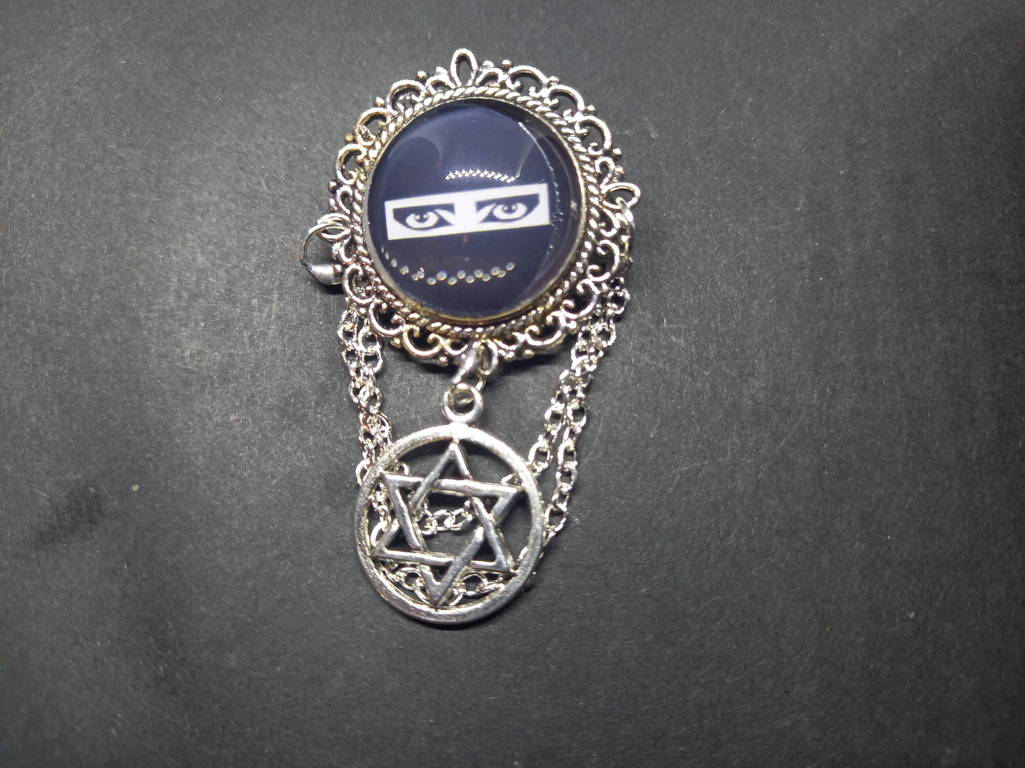 Goth Gothic Punk Alternative New Wave 1980's Siouxsie And The Banshees Siouxsie Sioux "Inspired Deluxe ornate brooch/pin"