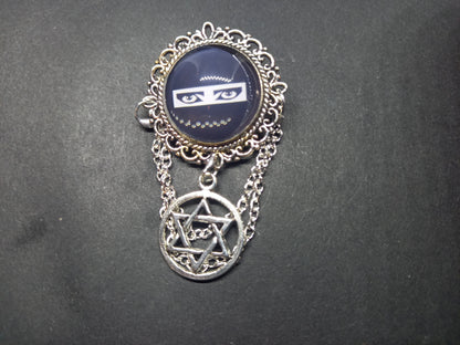Goth Gothic Punk Alternative New Wave 1980's Siouxsie And The Banshees Siouxsie Sioux "Inspired Deluxe ornate brooch/pin"