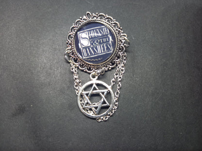 Goth Gothic Punk Alternative New Wave 1980's Siouxsie And The Banshees Siouxsie Sioux "Inspired Deluxe ornate brooch/pin"