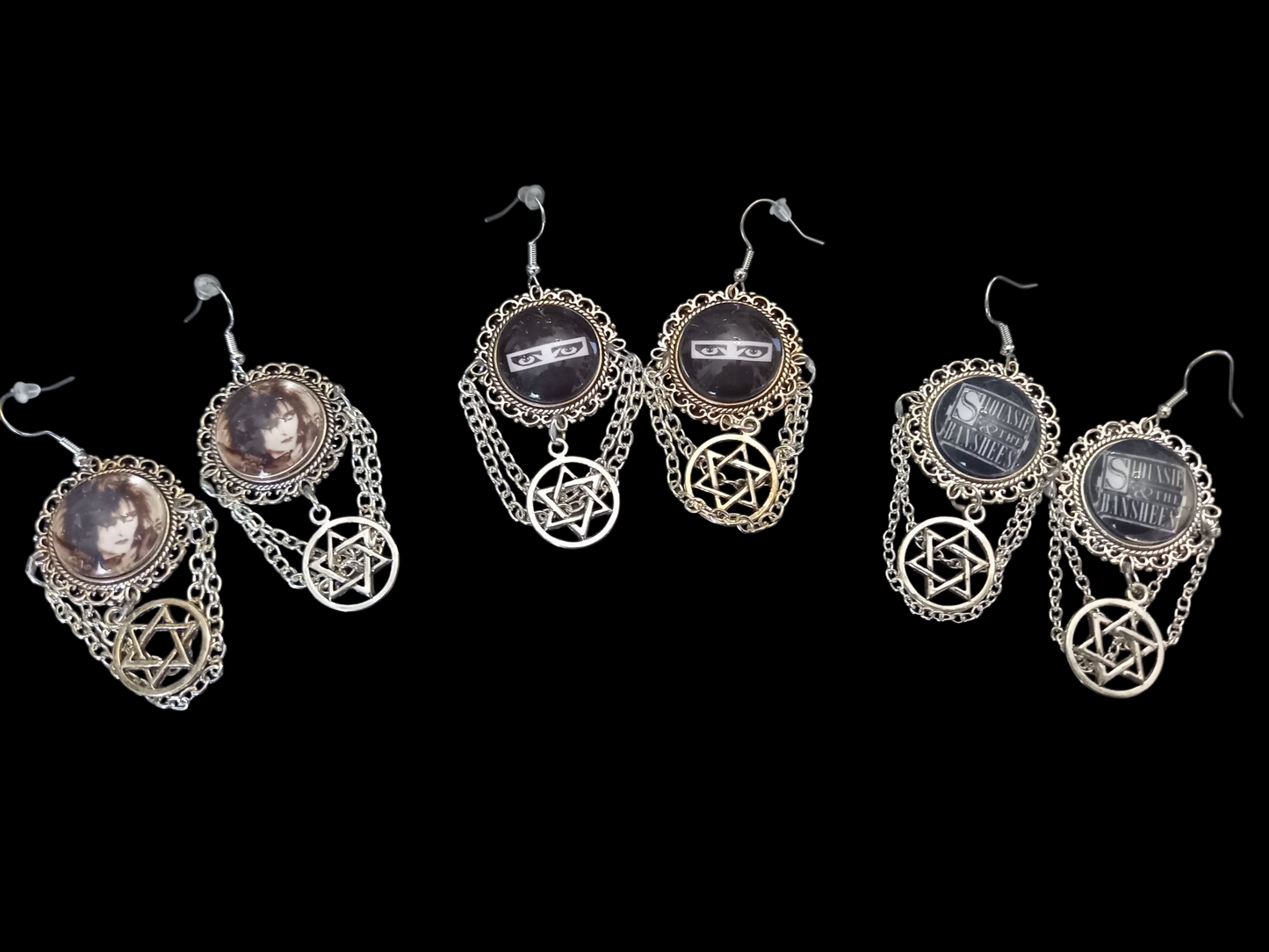Goth Gothic Punk Alternative New Wave 1980's Siouxsie And The Banshees Siouxsie Sioux "Inspired Deluxe ornate brooch/pin"