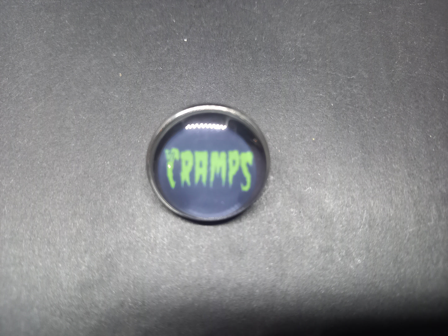goth punk psychobilly Alternative New Wave 1980's"The Cramps" inspired Set Of Three Pin Badge's