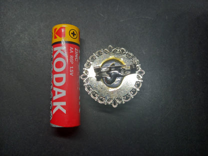Goth gothic witchy killstar Oddity curiosity "A trip to the moon" inspired decorative pin badge