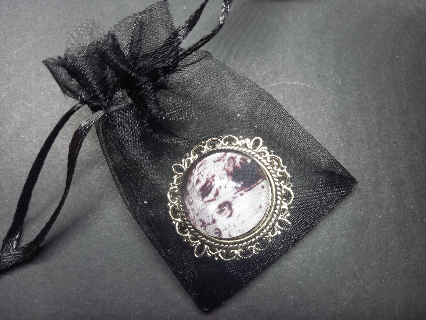 Goth gothic witchy killstar Oddity curiosity "A trip to the moon" inspired decorative pin badge
