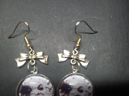 Goth gothic witchy killstar Oddity curiosity "A trip to the moon" inspired deadly divine earrings