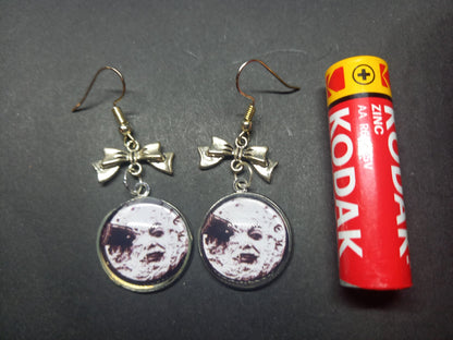 Goth gothic witchy killstar Oddity curiosity "A trip to the moon" inspired deadly divine earrings