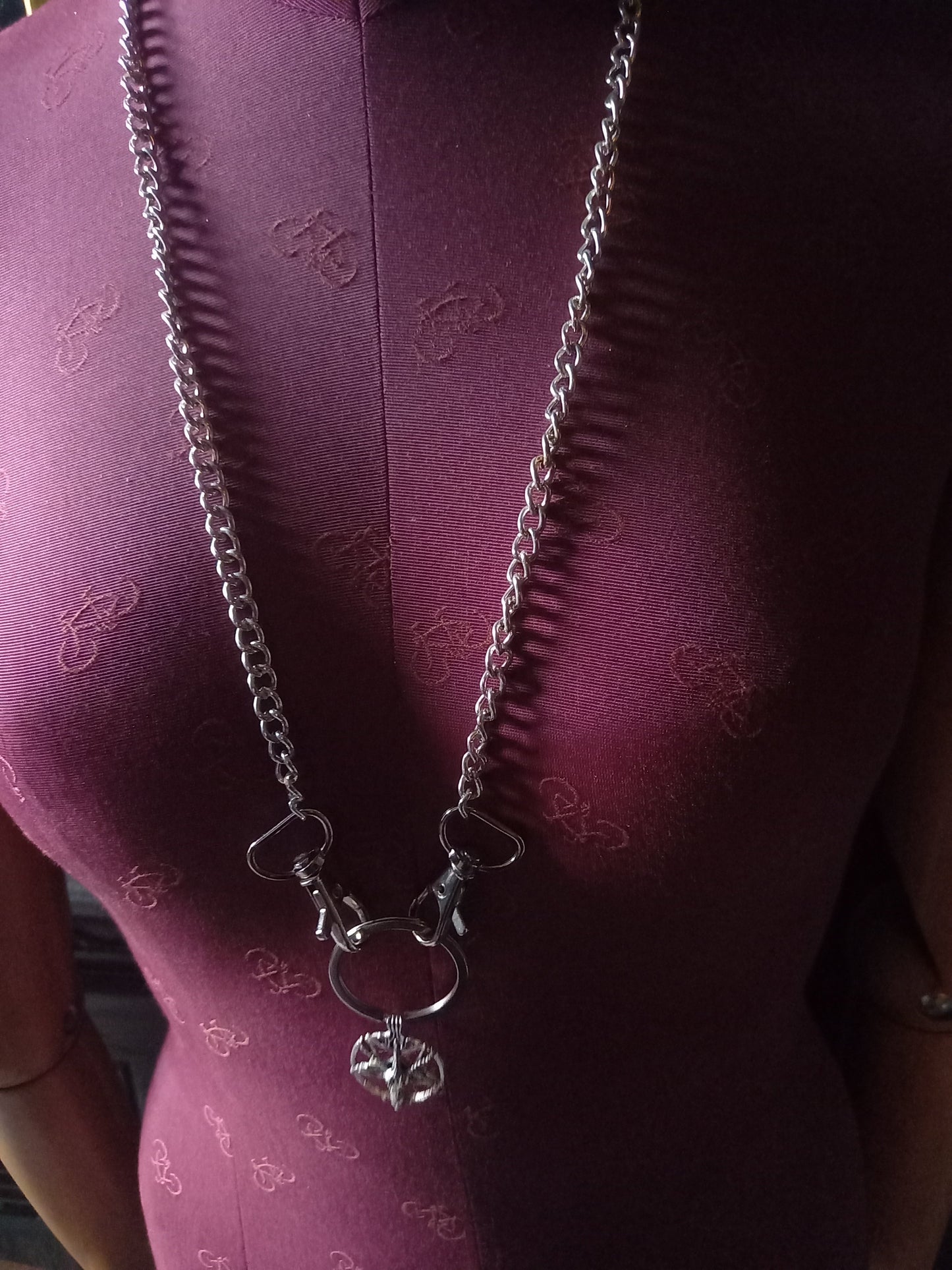 Goth Gothic Witchy Witchcraft killstar Occult Satan satanic temple " Dog clip Goat of Mendes" necklace