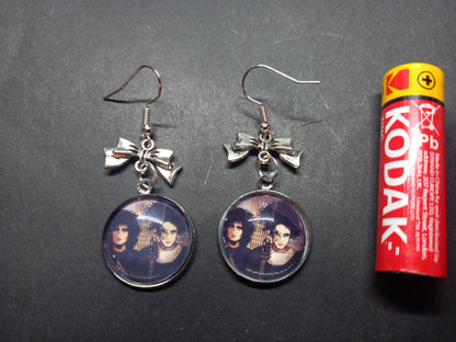 Goth Gothic Alternative Siouxsie Sioux & Robert Smith ,American Gothic inspired deadly divine earrings