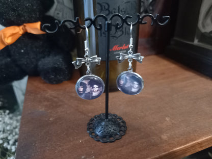Goth Gothic Alternative Siouxsie Sioux & Robert Smith ,American Gothic inspired deadly divine earrings