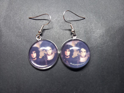 Goth Gothic Alternative Siouxsie Sioux & Robert Smith ,American Gothic inspired earrings