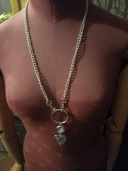 Goth Gothic Witchy Witchcraft killstar Occult "we are the weirdos mister slogan with choice of occult datil Dog clip necklace"