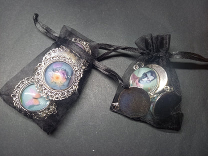 Bracelets , Tiki inspired "Frank & Drac" : Goth Gothic alternative Psychobilly