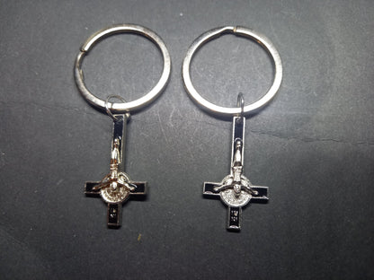 Goth gothic witchy Witch occult witchcraft "Inverted Crucifix " Boot, Bag Charm or Keyring"