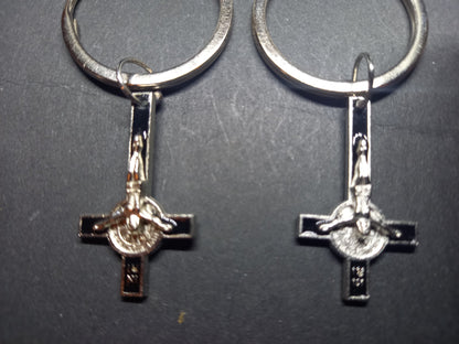 Goth gothic witchy Witch occult witchcraft "Inverted Crucifix " Boot, Bag Charm or Keyring"