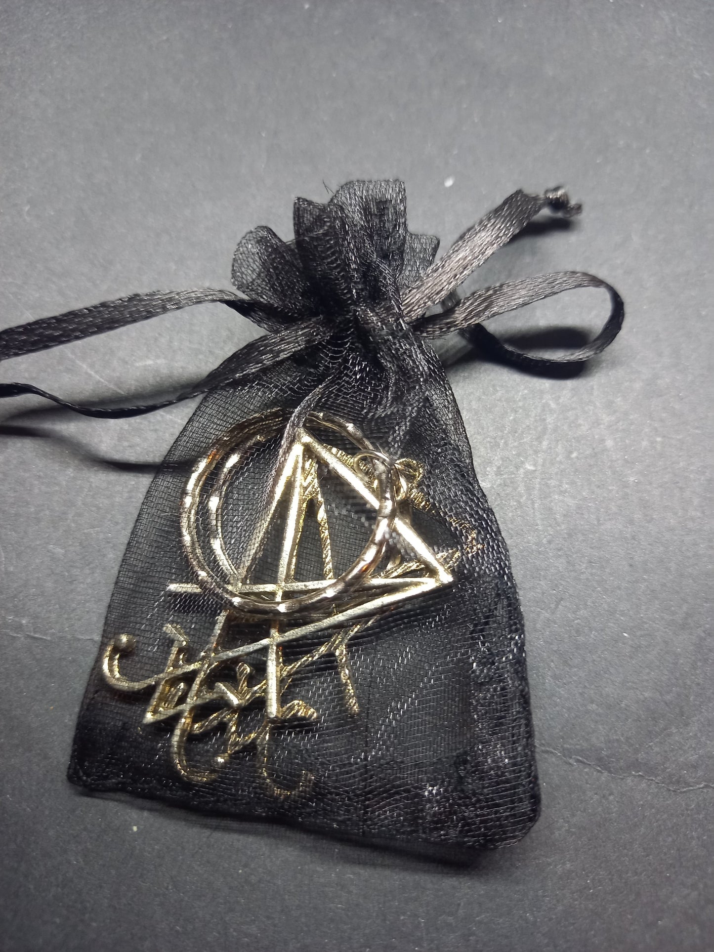 Goth gothic witchy Witch occult witchcraft Satanic "sigil of Satan" Boot, Bag Charm or Keyring"