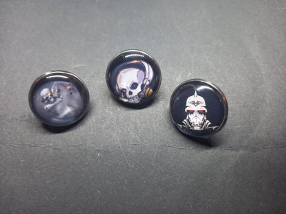 Gamer Wargaming tabletop games "Baldermort" badge set 1