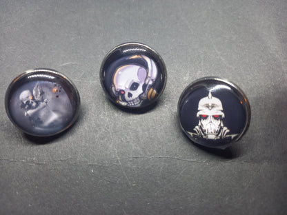 Gamer Wargaming tabletop games "Baldermort" badge set 1