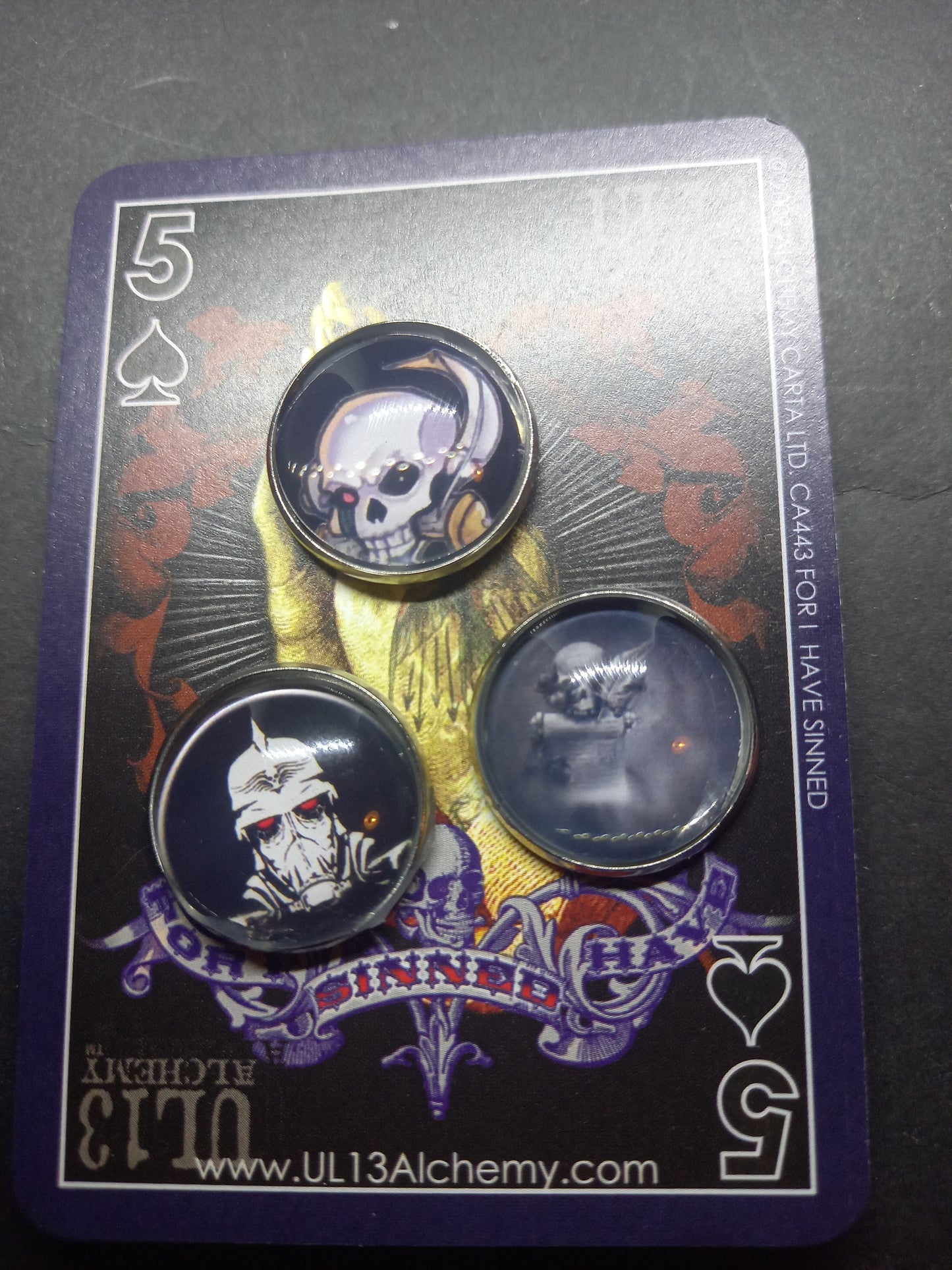 Gamer Wargaming tabletop games "Baldermort" badge set 1