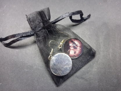 Goth Gothic Witchy Killstar Frankenstein inspired "we belong  dead" earrings