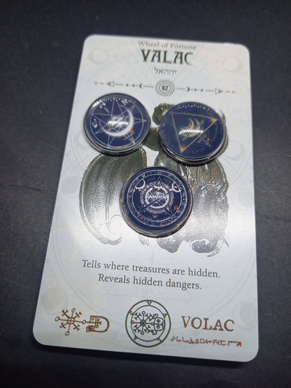 Goth Gothic Old School 1980's alternative Fields Of The Nephilim "Inspired"  Set of Three MAGICK Pin Badge's