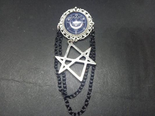Goth Gothic Old School 1980's alternative Fields Of The Nephilim "Inspired" MAGICK Brooch