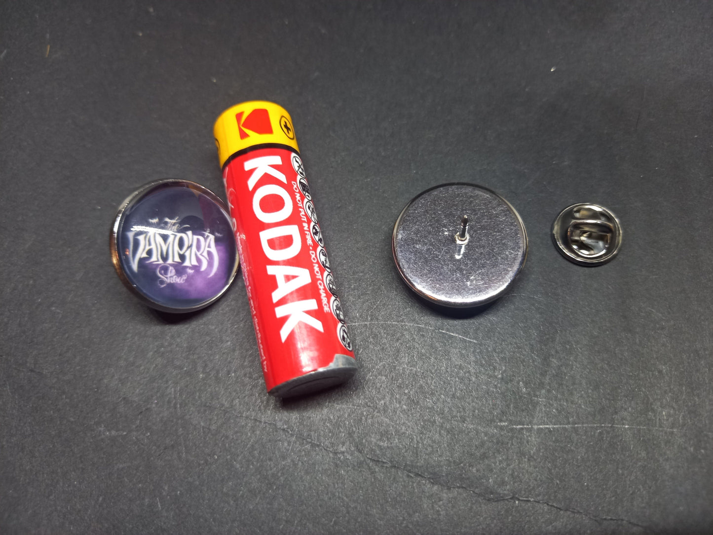 Goth Gothic alternative  horror Vampire "Vampira" 5 badge set
