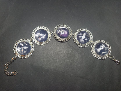 bracelets, " Vampira" fan art "Vampira Show " inspired :Goth Gothic Witchy