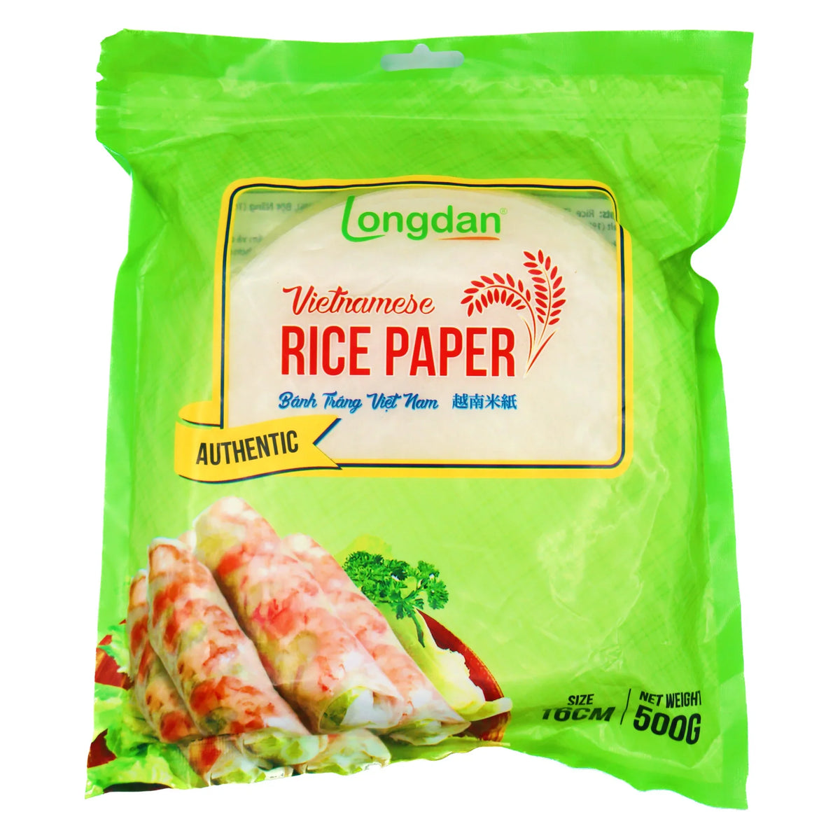 LONGDAN Vietnamese Rice Paper 16cm 500g