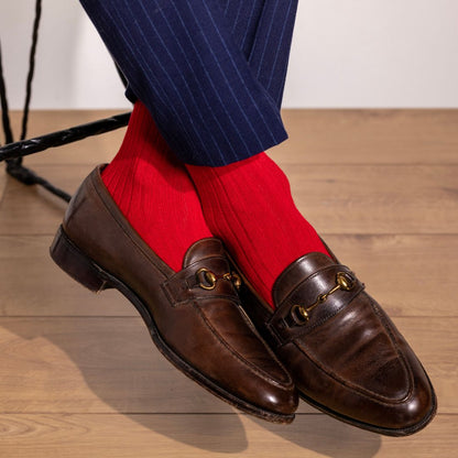 Classic Red Bamboo Socks
