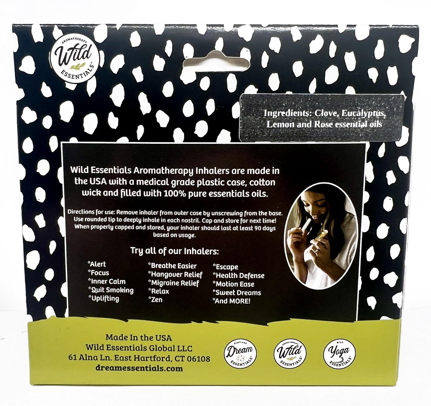 Wild Essentials Smell Training Kit Nasal Inhalers, Made in The USA, Pure Essential Oils, Olfactory Therapy, Loss of Smell, Aromatherapy, All Natural