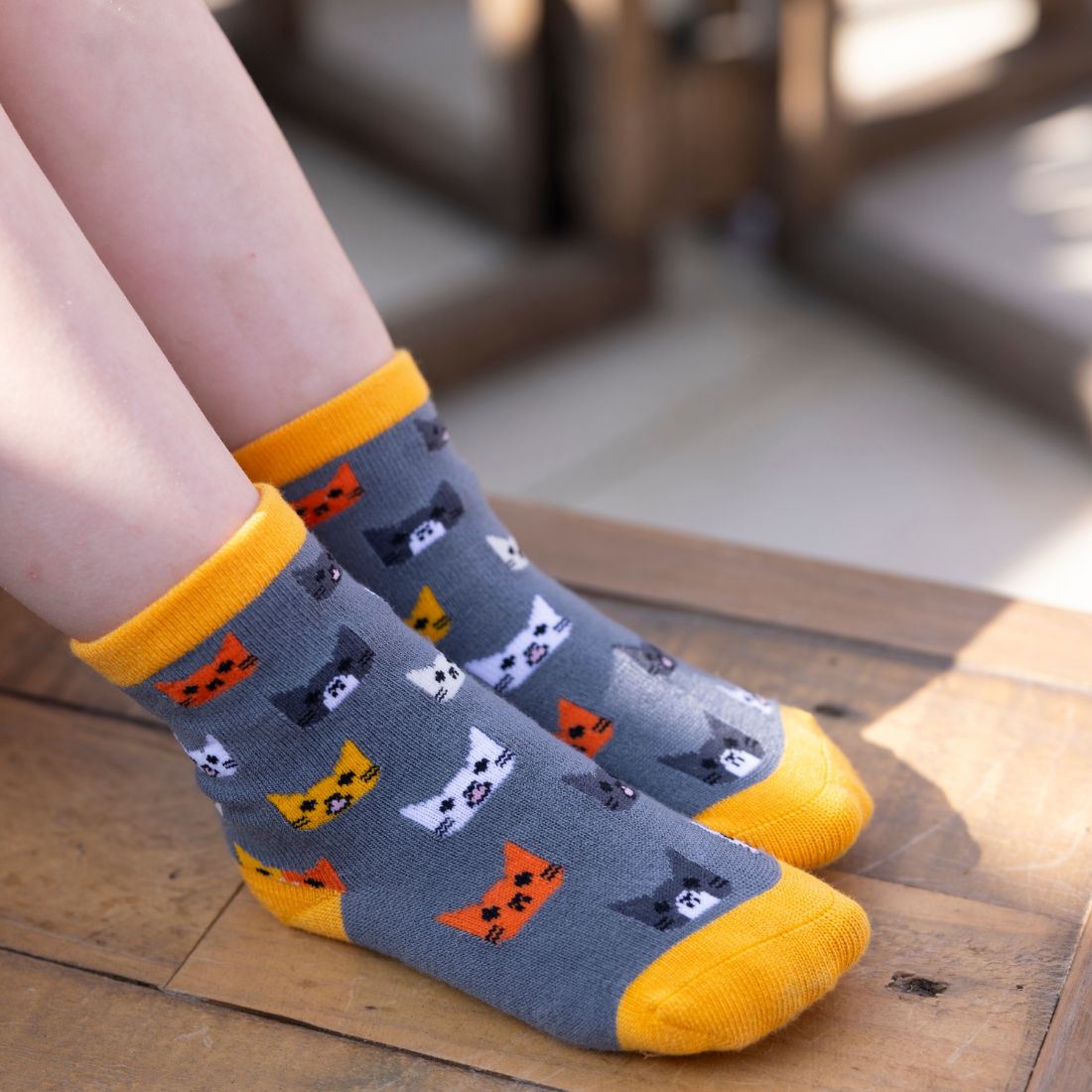 Children's Cat Bamboo Socks