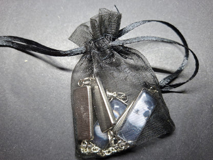 Bracelet"Gothic bride" rectangle image :gothic witchy jewelry