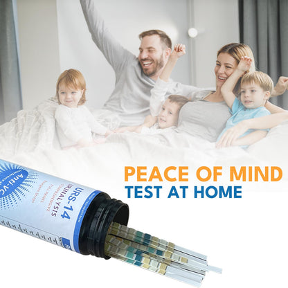 14-URS Reagent Test Strips 120 ct – Urinalysis & UTI Detection, At-Home Use (60s Results)